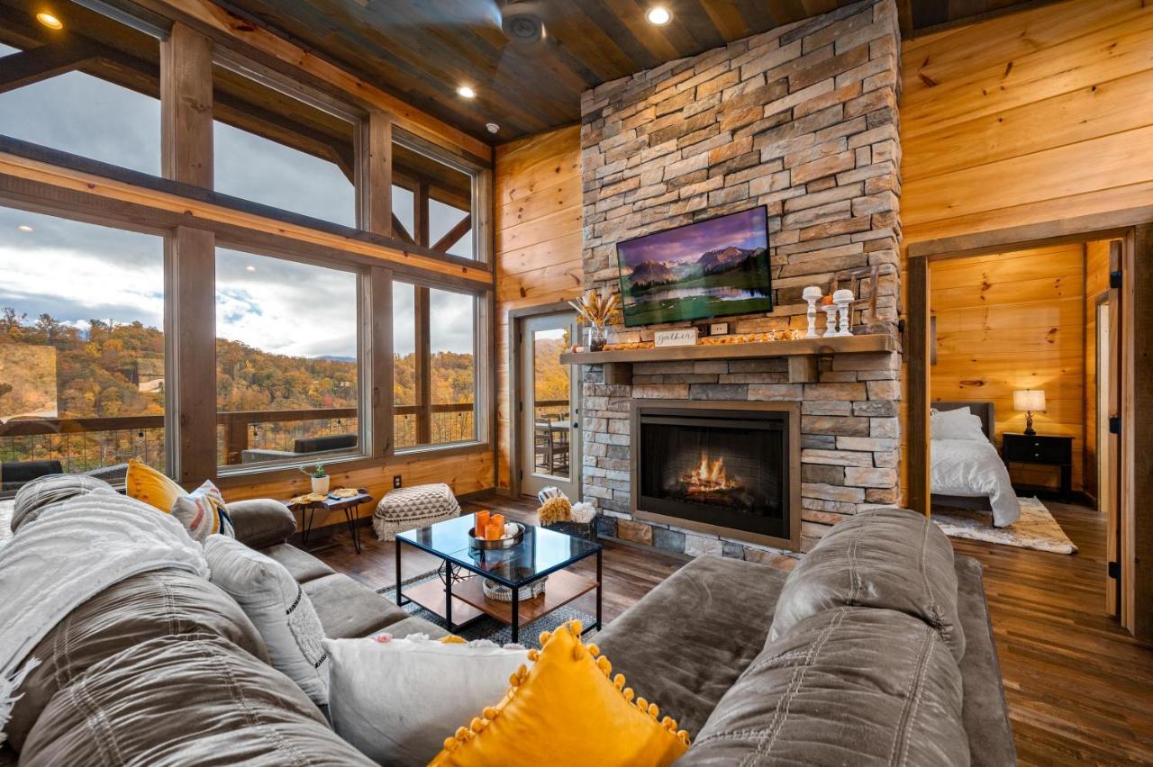 The Overlook - '21 Cabin - Gorgeous Unobstructed Views - Fire Pit Table - Gamerm - Hottub - Xbox - Lots Of Bears Gatlinburg Exteriér fotografie